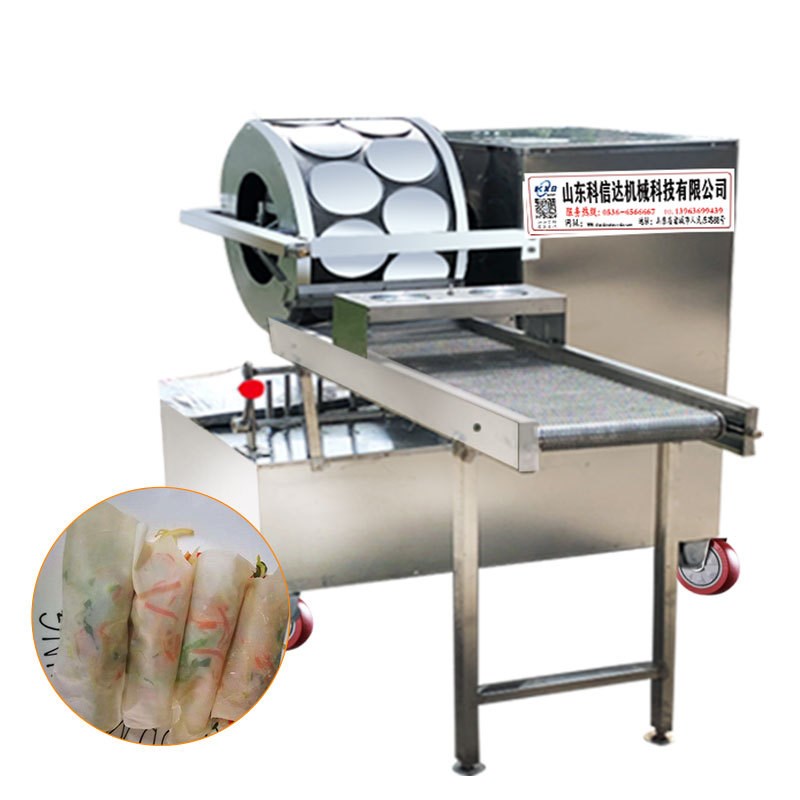 方形蛋卷皮机毛巾卷机不锈钢荷叶饼机虎皮花纹蛋皮机科信达