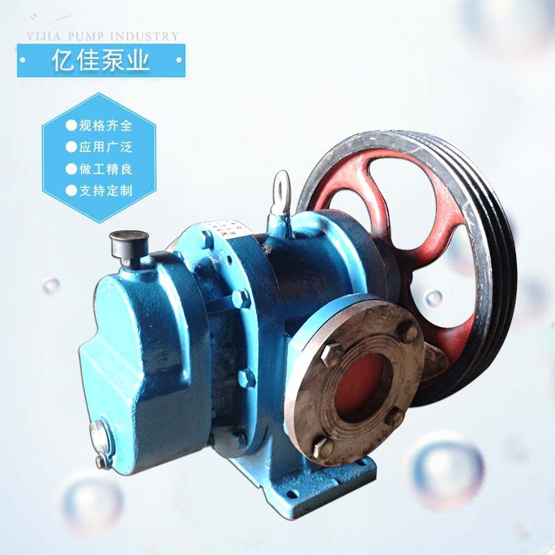 高粘度泵LC10立方卧式罗茨泵粘稠油料输送带夹套保温