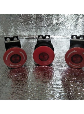 AR30V2L带灯急停按钮FUJI富士原装AR30V2L-10E3R 急停按钮