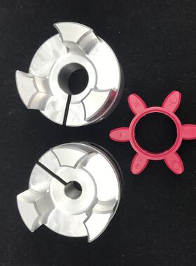 德国R+W EK450梅花联轴器/钢/减震垫块/缓冲胶圈/64sh D墨绿色