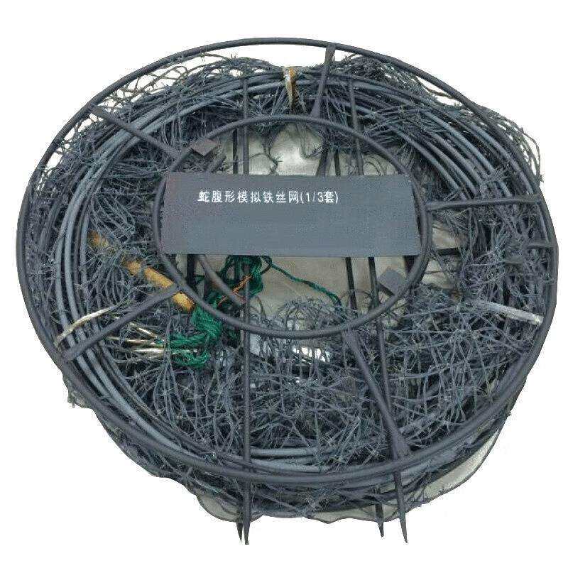 蛇腹型模拟铁丝网模拟障碍训练器材塑料铁丝网
