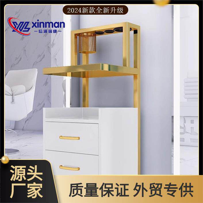 新款理发店柜子发廊专用工具车美发店置物架工具台美发推车小柜子