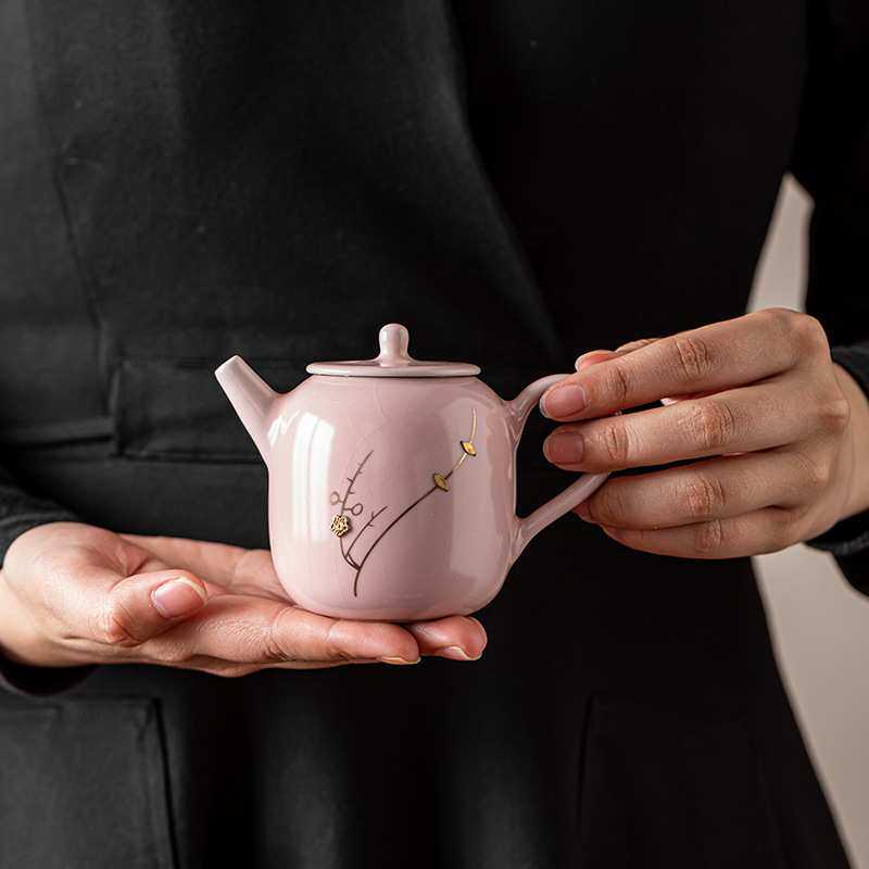 旅行茶具套装户外便携式露营喝茶装备陶瓷快客杯办公室功夫泡茶壶