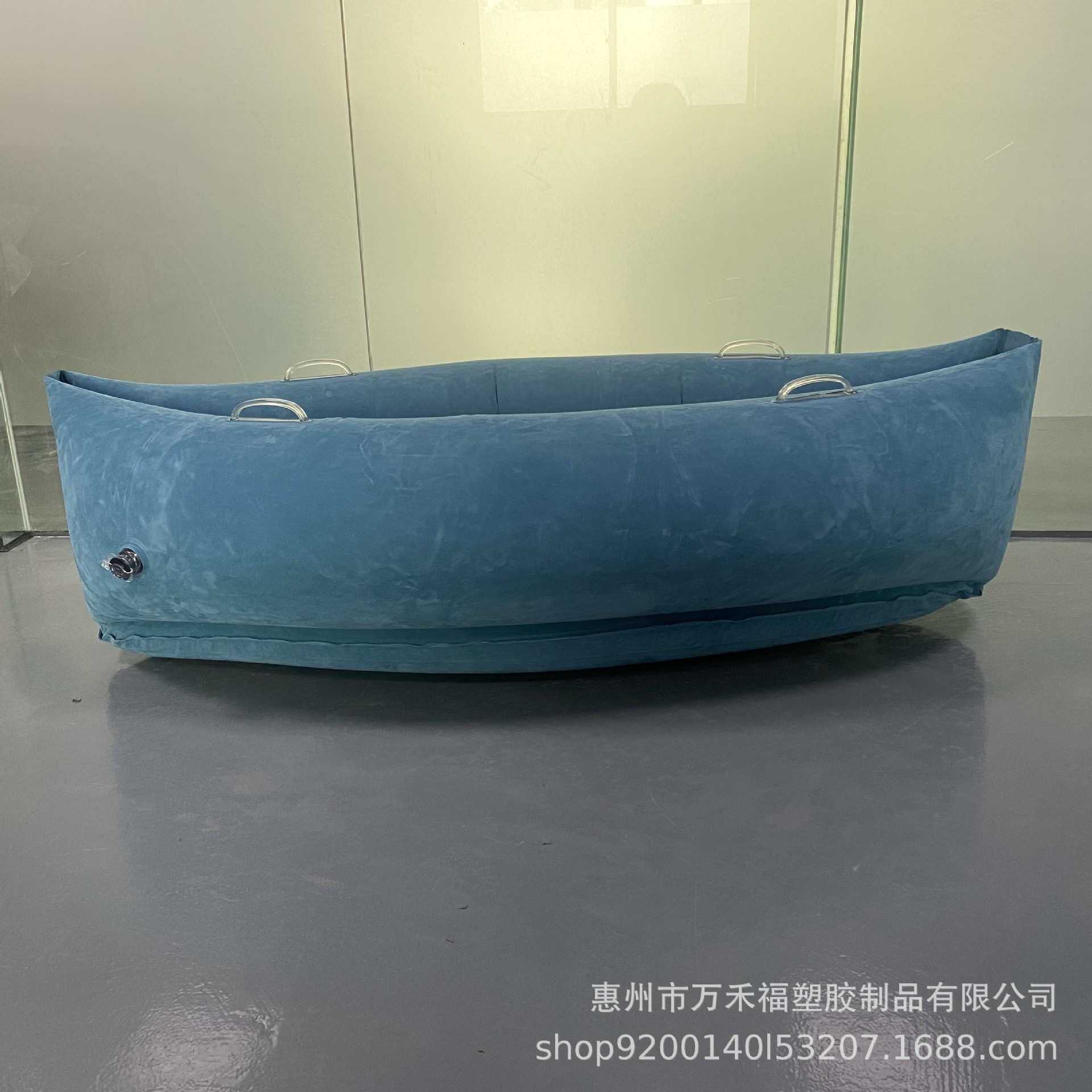 现货PVC充气懒人沙发贵妃椅 居家休闲座椅植绒单人沙发充气摇摇椅