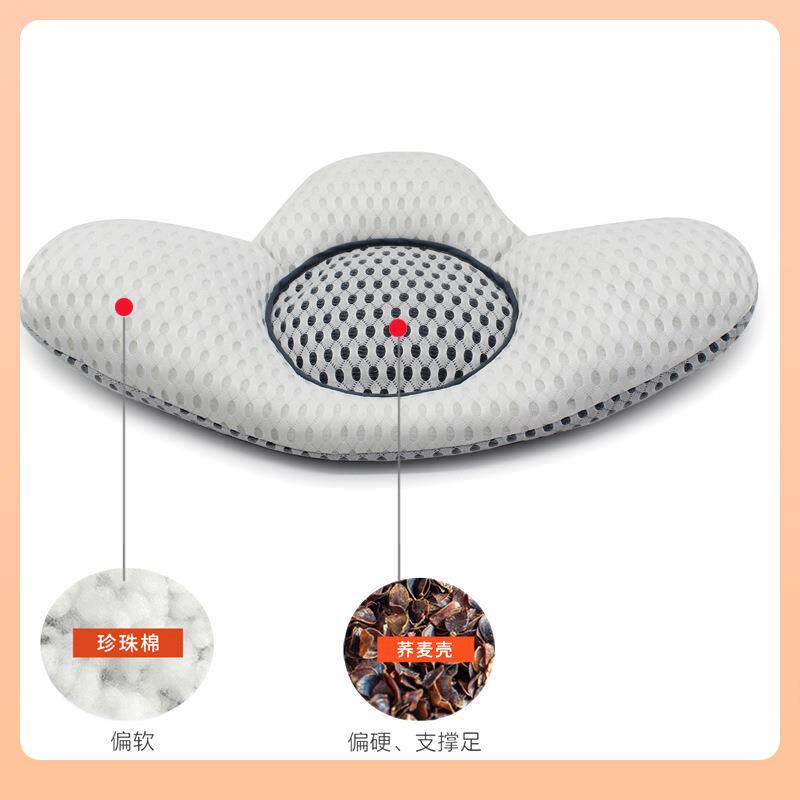 ◎腰枕 睡眠床上荞麦壳填充护腰靠腰间腰部3d支撑垫腰靠功能枕