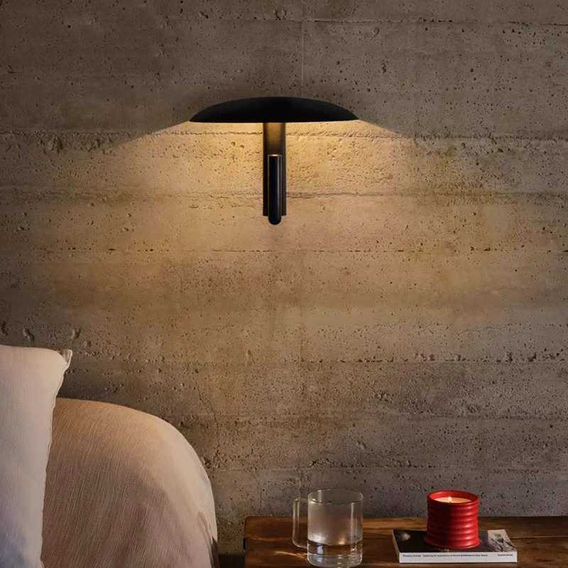 北欧设计师个性旋转阅读壁灯现代简约民宿酒店餐厅过道卧室床头灯