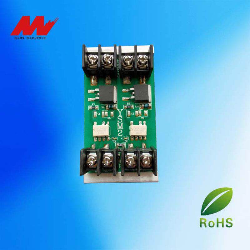 SSR Opto-MOS 4合1继电器模组YOM4直流导轨安装