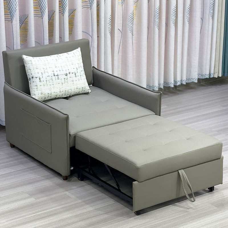 佛山家具单人沙发床可折叠伸缩床一体简约客厅书房两用沙发床80cm