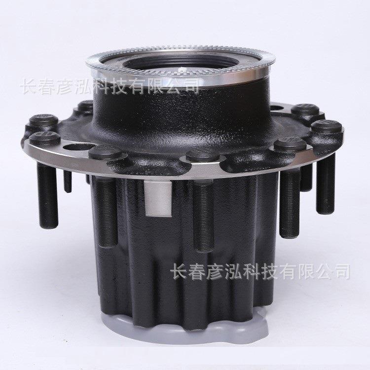 适用j6解放康迈轮毂长春发货3104010BA6TC00/A后轮轮毂带ABS齿圈