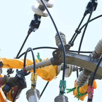 高压配网带电作业装卸线夹自锁式S型设备线夹接火引流猴头线夹