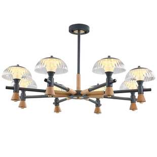 北欧轻奢水母LED吸顶灯现代简约餐厅吊灯客厅吸顶灯家用卧室灯具