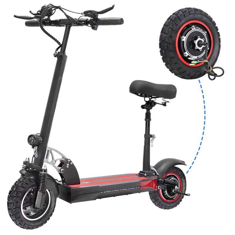 KUGOO M4PRO折叠电动滑板车48V-800W后轮电机轮毂带充气越野轮胎