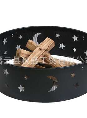 后院烧烤暖炉庭院户外柴炉火圈星月fire pit庭院简易取暖炉户外