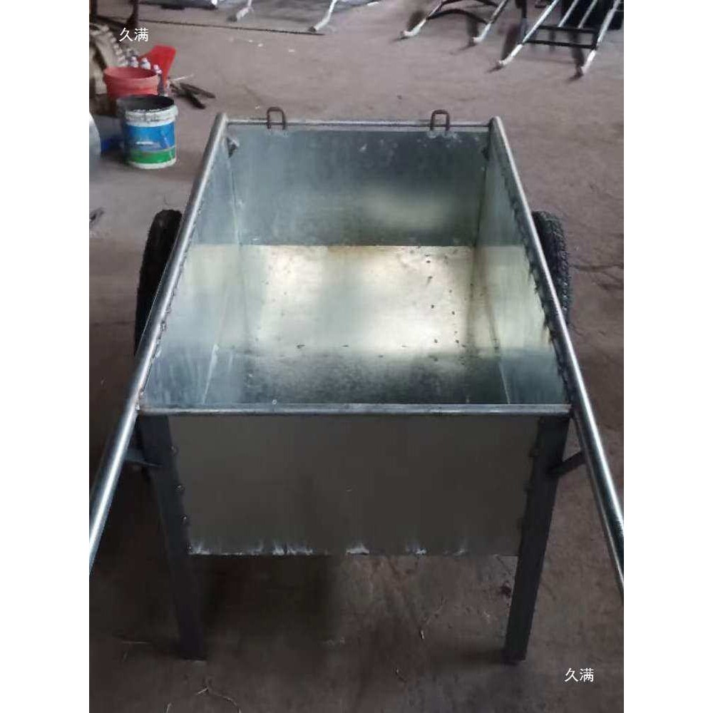 工地推车灰斗车水泥手推车车垃圾车拉砖小铁车拉砖车独轮车