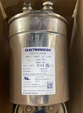 德国 ELECTRONICON 420UF1100V DC 滤波电容E50.N13-424NT0/J