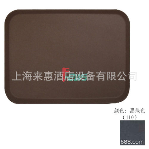 CAMBRO1622CT-11016＂*22＂长方形防滑托盘(黑缎色)