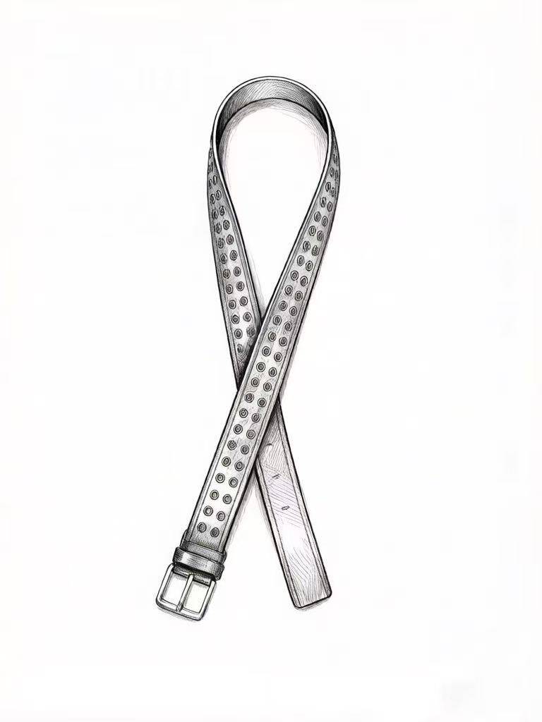 thumbnail for 【Dini】AW04 "Victim of the Crime"Studded Belt