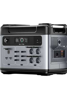 OUKITEL户外电源2400W2048Wh移动家用储能带APP控制户外应急电源