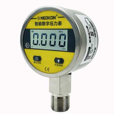 铭控MD-S260压力表数显油气水液压不锈钢高精度电池款数字压力表