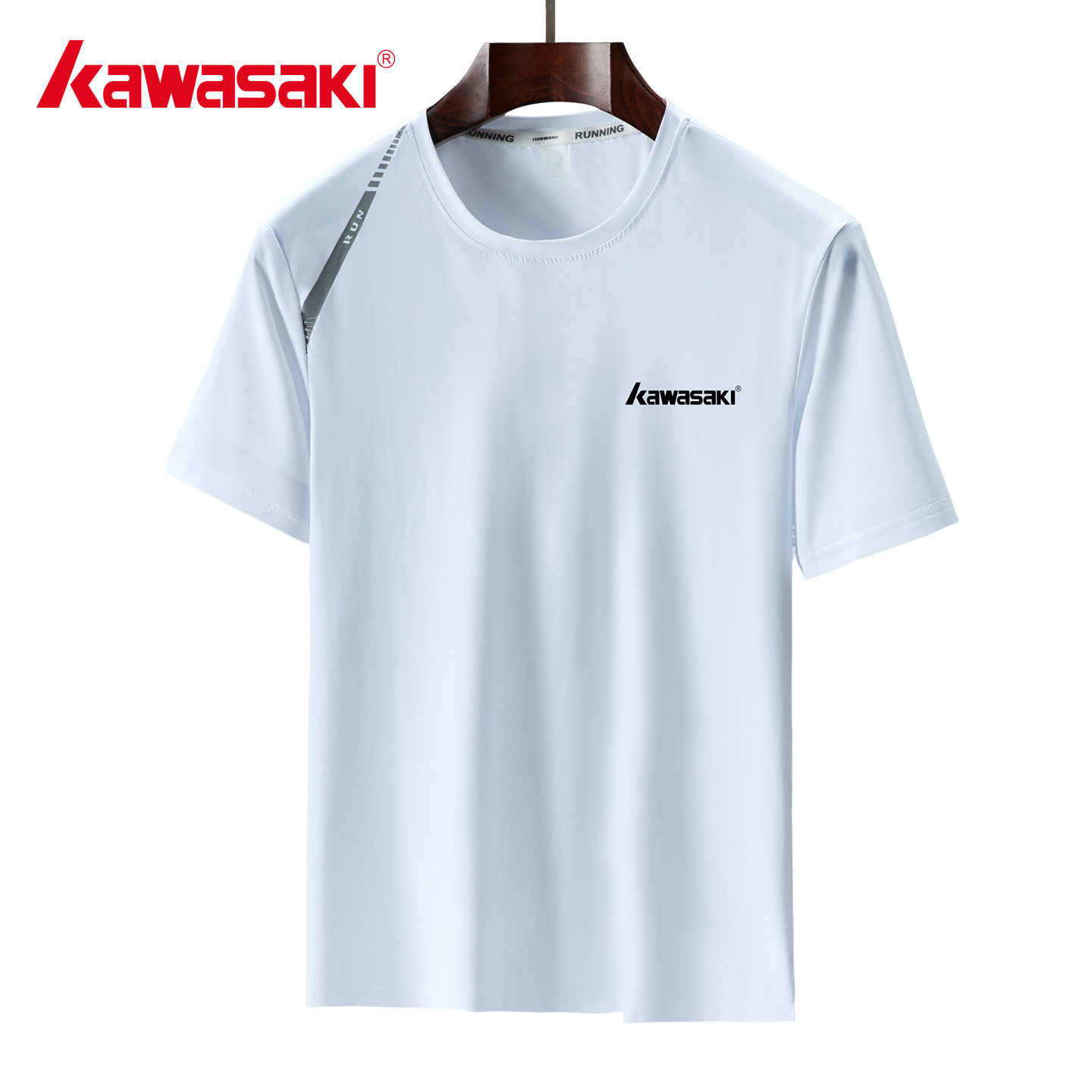 kawasaki/川崎速干透气短袖男女2026夏季跑步篮球户外运动健身t恤