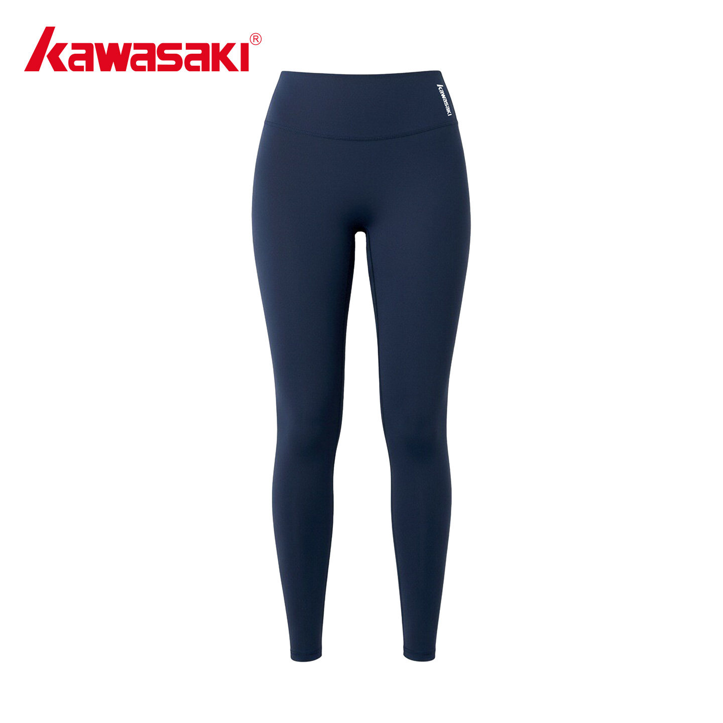 kawasaki/川崎裸感瑜伽裤女生春夏款透气紧身弹力速干运动健身裤