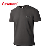 运动跑速干步健身T恤男女短袖 kawasaki川崎品牌夏季 训练透气半袖