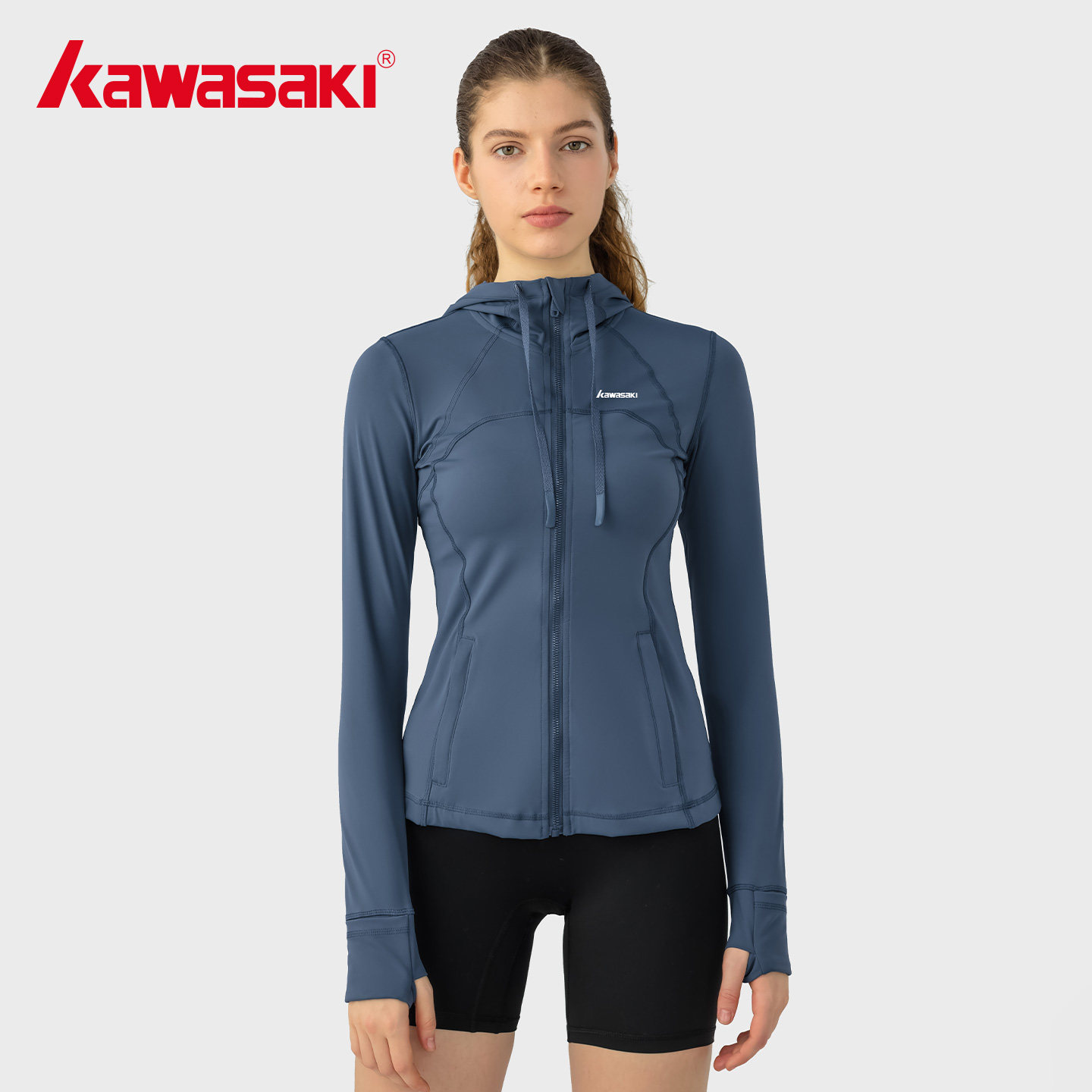 kawasaki川崎官方正品健身瑜伽服上衣2026新款女士运动夹克外套,女装/女士精品,时尚防晒服,淘宝优惠券,粉丝福利购,淘宝优惠卷