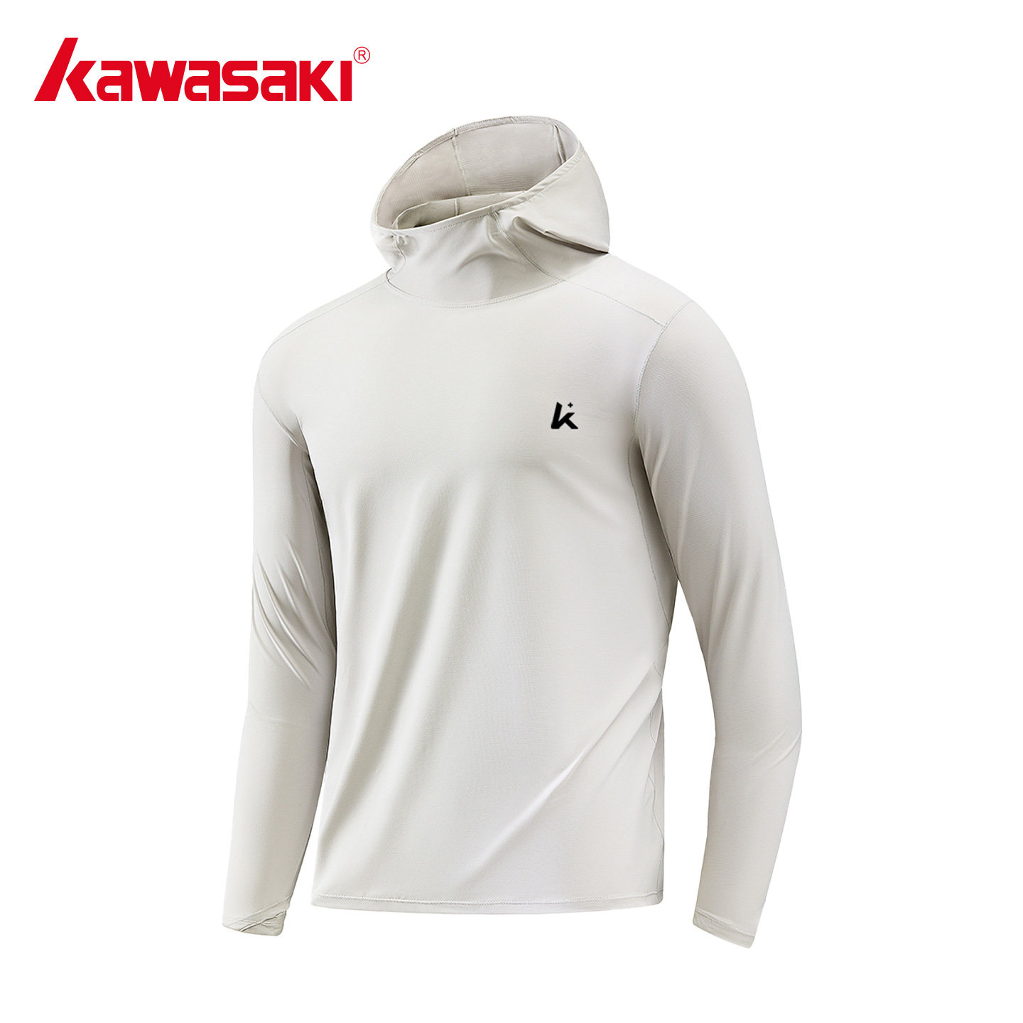 Kawasaki川崎轻户外速干衣护脸运动服高弹长袖跑步健身防晒上衣女,女装/女士精品,时尚防晒服,淘宝优惠券,粉丝福利购,淘宝优惠卷
