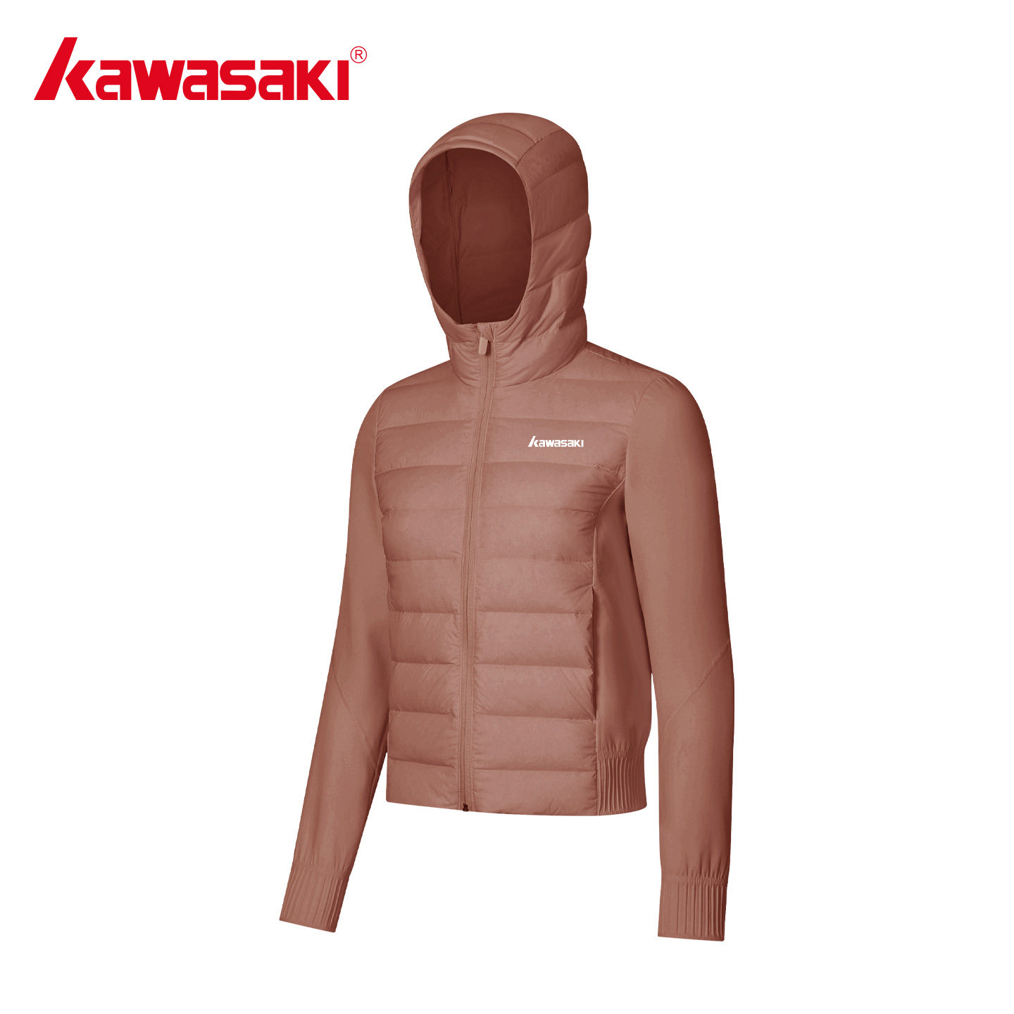 Kawasaki川崎健身运动羽绒服轻薄女士时尚复古秋冬季新款保暖外套