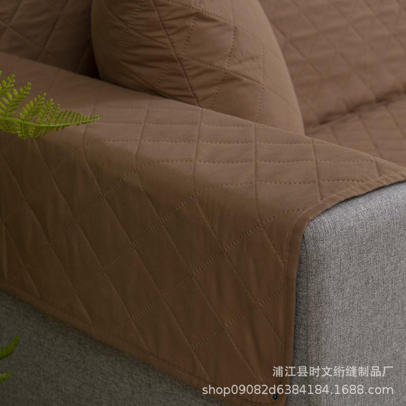 亚马逊防水磨毛沙发垫坐垫四季通用一体沙发套防水沙发垫左右贵妃