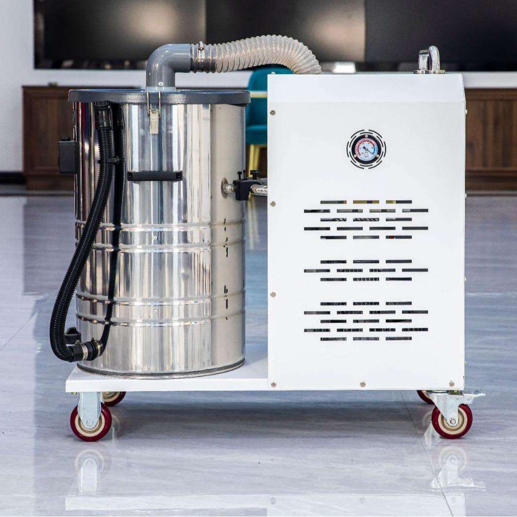 移动式工业吸尘器 30L不锈钢吸尘器 圆桶式高压吸尘器