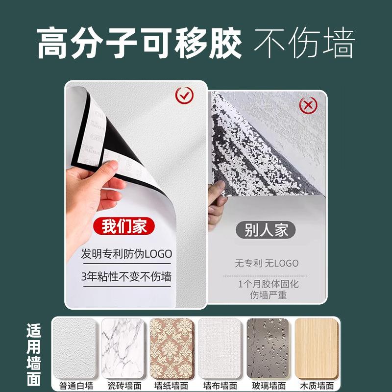 白板墙贴磁性可移除办公室好物写字板粘贴会议室展示板墙膜商用儿