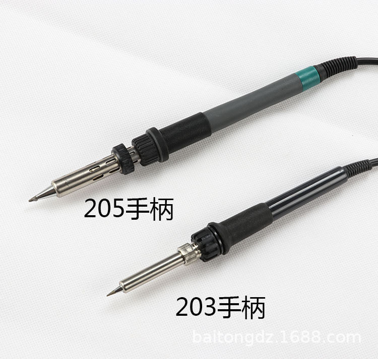 203/205高频120W焊台手柄散热套筒手柄烙铁手柄漩涡烙铁发热芯