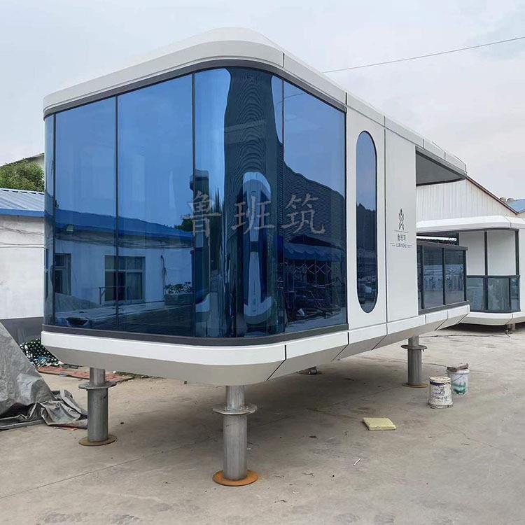 鲁班筑智能方舱景区度假村太空舱民宿小屋户外移动观景房屋星空舱