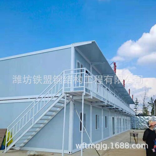 供应建工地办房公室活动K式0078T式双层住人公共宿可拆临卸一舍栋