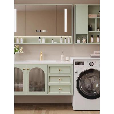 法式覆古可丽耐一体盆浴室柜卫生间洗衣机一体柜洗手洗脸洗漱台盆