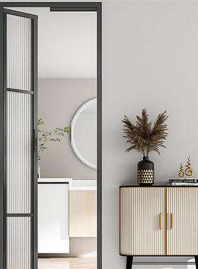 定制卫生间厨房PD门折叠平移推拉门阳台厕所一体式钛镁铝合金PT门