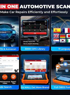 LAUNCH X431 Creader Elite 2.0 AUDI BENZ BMW GM 3000mAh
