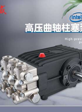 高压清洗机曲轴泵三柱塞铜泵兼容Interpump WS101 102 201 202