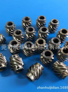 销售钛螺旋齿轮连轴器10齿蝶形钛螺旋齿轮OD32*ID16x15D*L40*L70