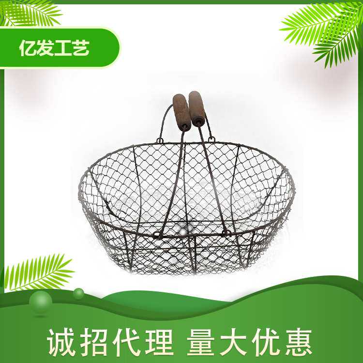 铁线篮手工编织金属丝散装 质美价廉