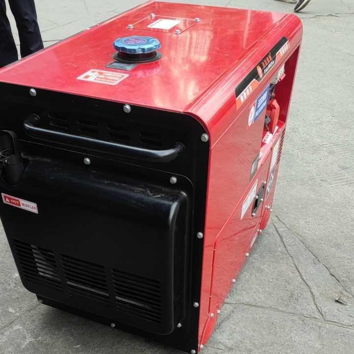 德飒动力型号SAW5500M电启动5KW千瓦移动式大功率小型柴油发电机