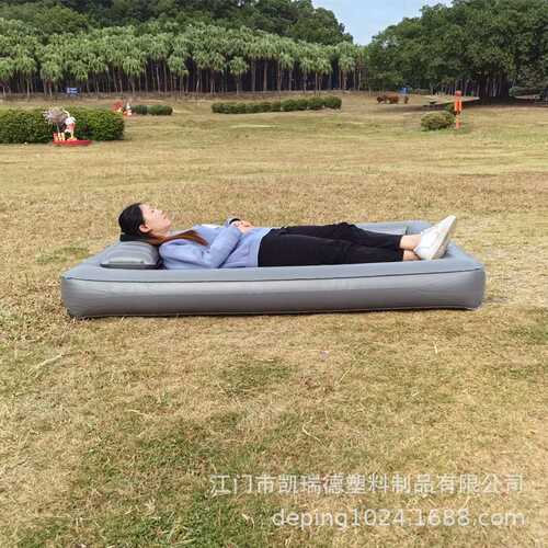 现货 加厚充气泡泡水床垫户外休闲PVC充气床洗浴单双人护理床