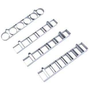 三能6连8连长方型圆形正方形凤梨酥模具 家用不沾圈模 烘焙模具