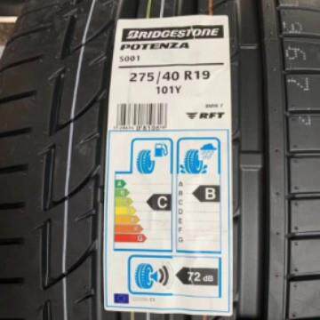普利司通轮胎 BRIDGESTONE 275/40R19 后轮RFT轿车轮胎