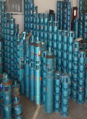 QJ型多级潜水深井泵多级潜水泵井用泵250QJ50-180/9铸铁深井泵