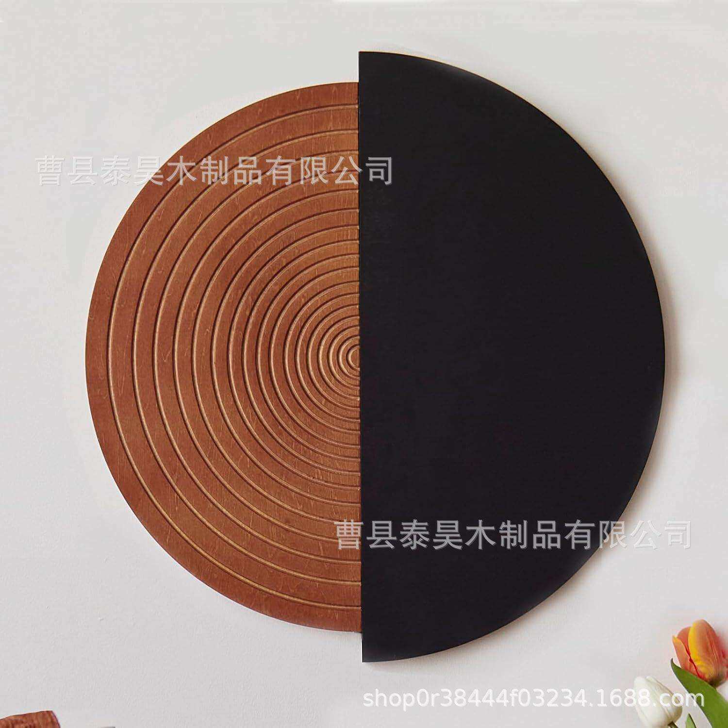 客厅装饰画现代简约玄关木质挂画餐厅壁画浮雕复古风立体墙壁装饰