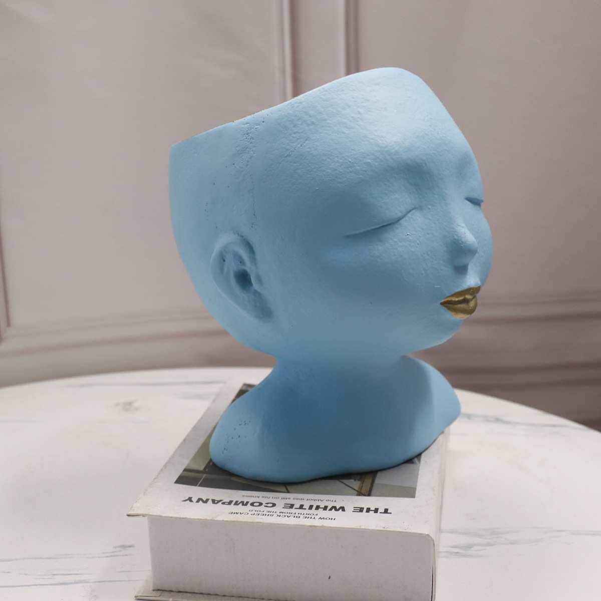 个性简约现代树脂花瓶摆件储物罐摆件轻奢软装家居饰品客厅工艺品