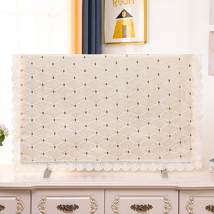 电视机盖布防尘罩法式 饰盖布 风65寸盖巾55寸北欧液晶显示器电视装