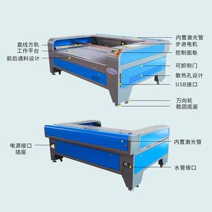 神SH-G1610绘直供161雕刻机割无毛纺布毡剪纸电0脑绣花双头激光切